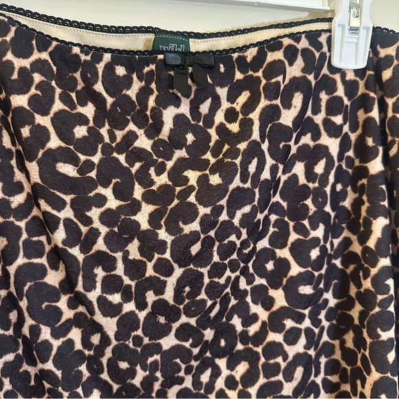 Wild Fable Ruched Leopard Mini Skirt - XL - Picture 3 of 5
